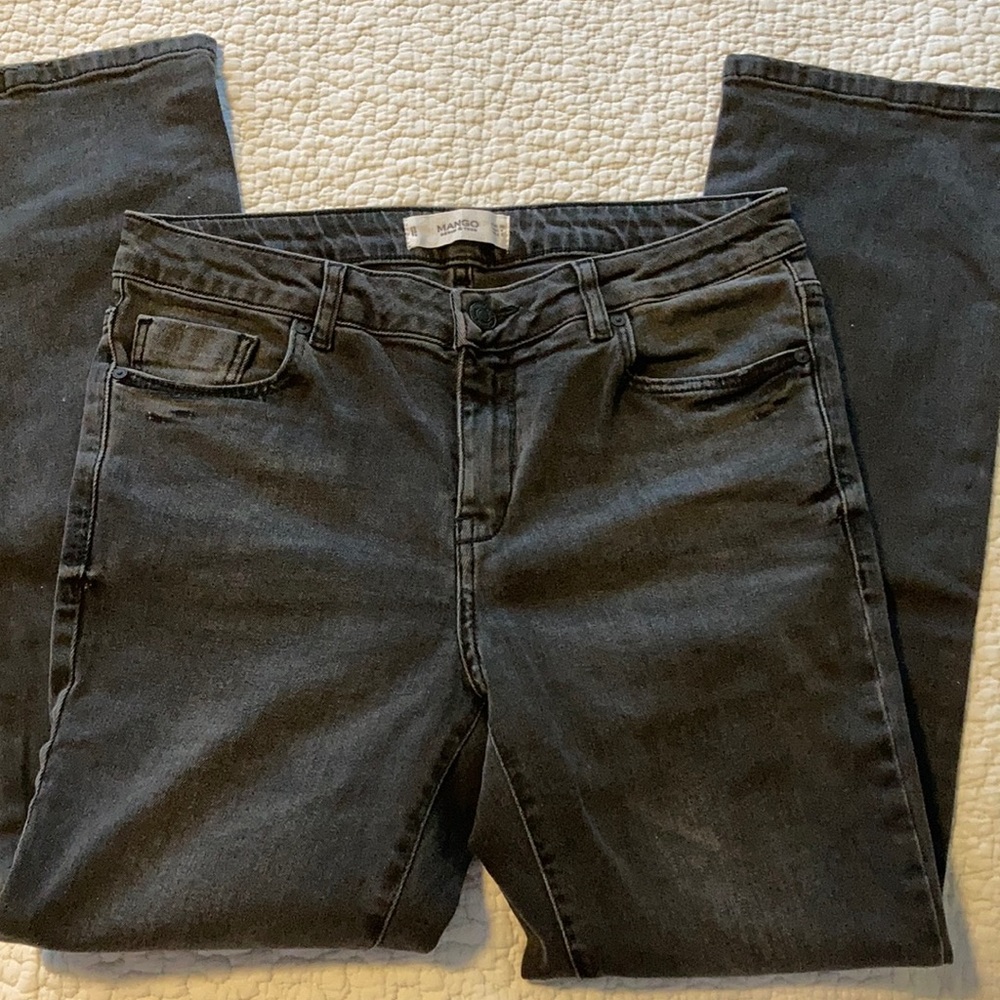 Mango Straight Cropped Jeans